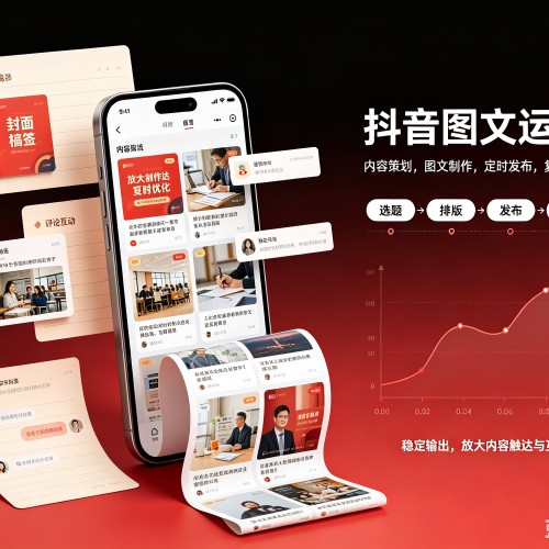 井研抖音图文代运营服务